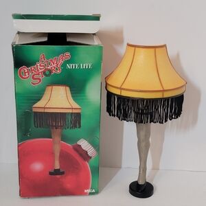 NECA A Christmas Story Movie 8.5" Tall Leg Lamp Plug-In Wall Night Light